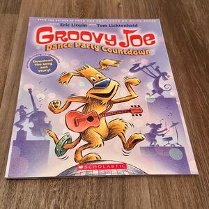 Scholastic Groovy Joe Dance Party Countdown Book - Red, Yellow, Purple Children
